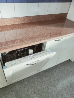 Cucina altri colori classica ad angolo U802 greca  Artigianale in Offerta Outlet