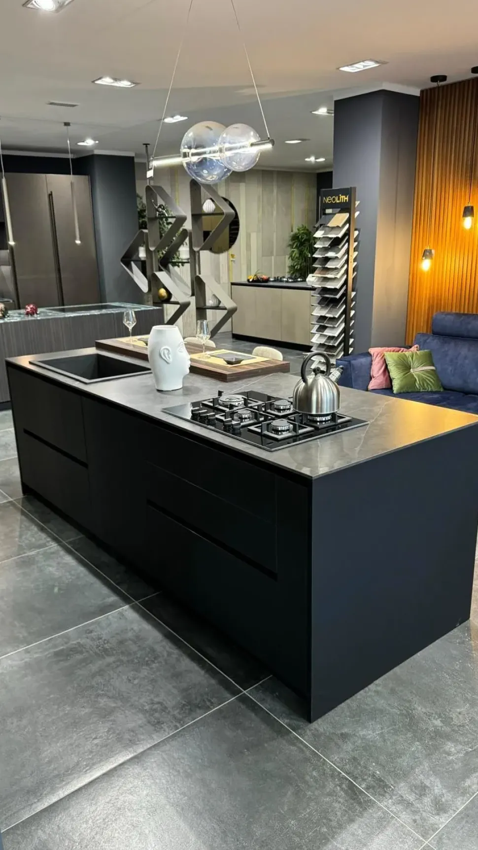 Cucina altri colori design con isola Armony Kappa