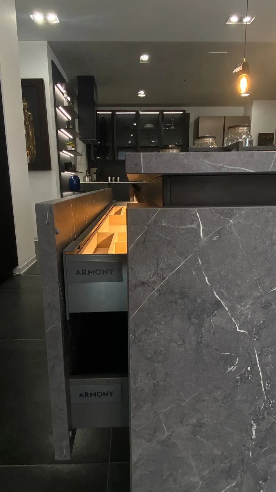 Cucina altri colori design ad isola Kappa Armony in offerta