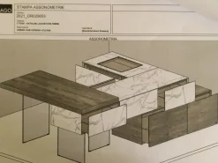 Cucina altri colori design con penisola Lago Kitchen  a soli 10580€