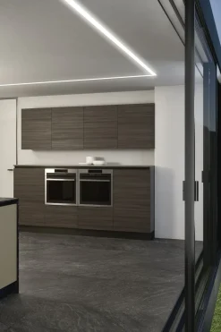 Cucina altri colori design con penisola Soft Artigianale a soli 7328 Euro