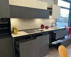 Cucina altri colori design lineare Bluna Binova