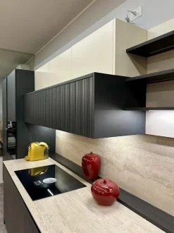 Cucina altri colori design lineare Bluna Binova