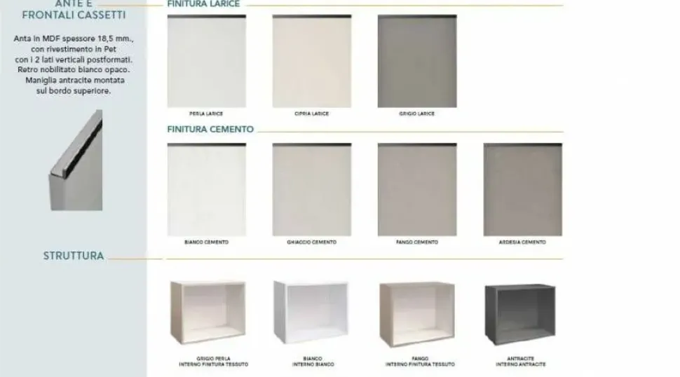 Cucina altri colori moderna lineare Cucina zoe 335 h 264 Artigianale in offerta