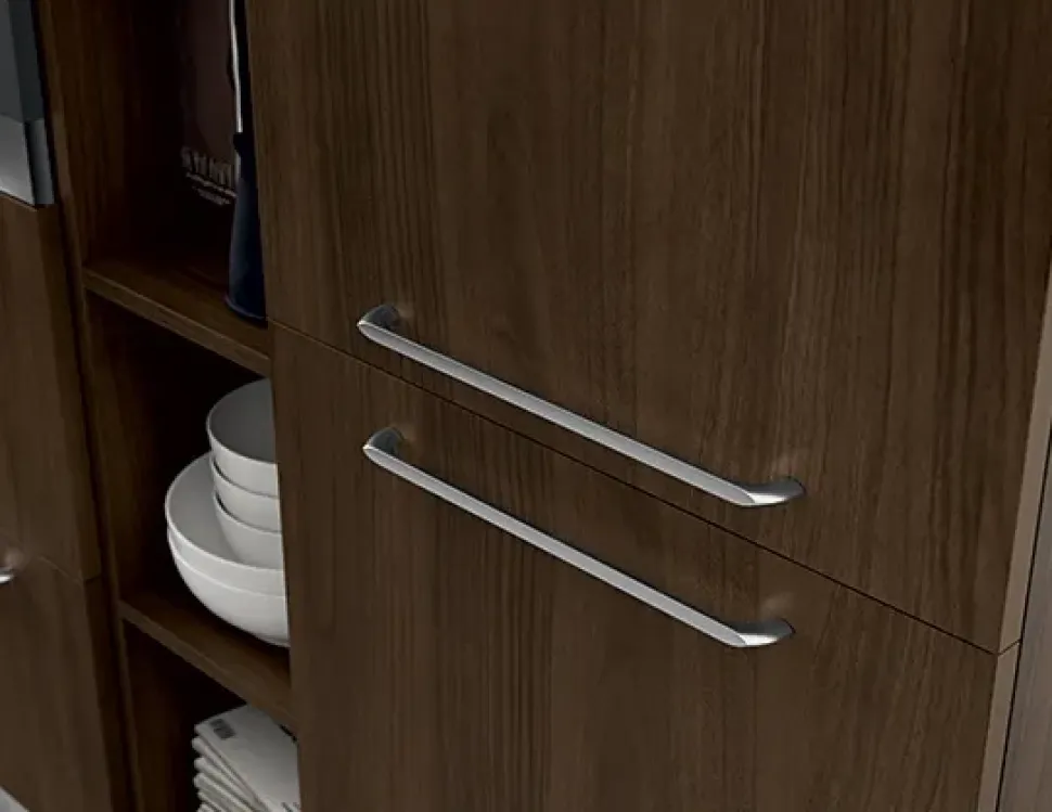 Cucina altri colori moderna ad angolo Pd11 * Artigianale in Offerta Outlet