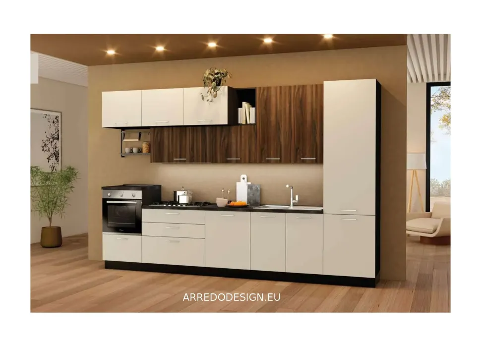 Cucina altri colori moderna lineare Net cucine Smart a soli 3530 Euro