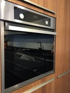 Cucina altri colori moderna ad angolo Clover bridge Lube cucine in Offerta Outlet