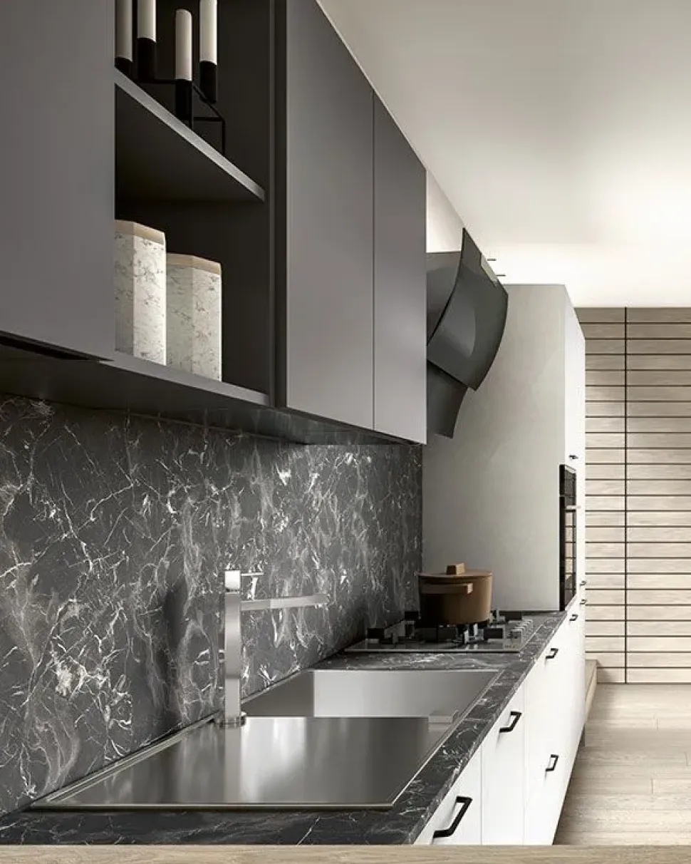 Cucina altri colori moderna con penisola Collezione esclusiva Joy 7 a soli 6200 Euro