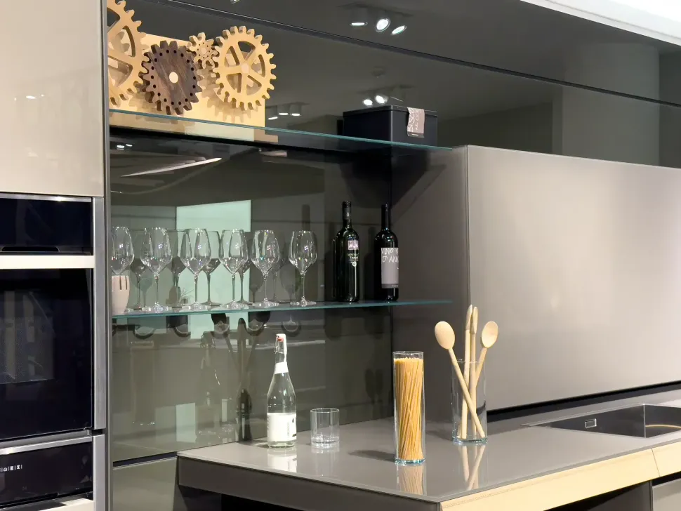 Cucina altri colori moderna lineare Genius loci con air logica Valcucine scontata