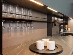 Cucina altri colori moderna con isola Klab 07 outlet Diotti.com a soli 18190 Euro