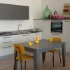 Cucina altri colori moderna ad angolo Quadra Artec