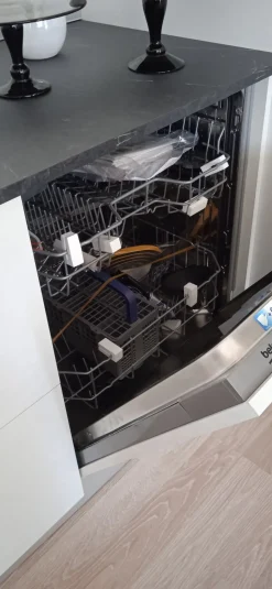 Cucina altri colori moderna ad angolo Quadra Artec