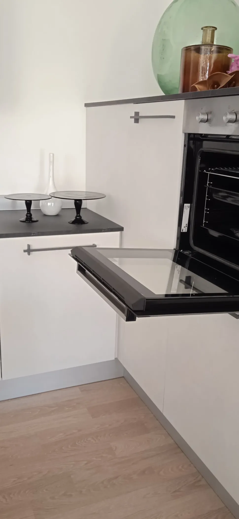 Cucina altri colori moderna ad angolo Quadra Artec