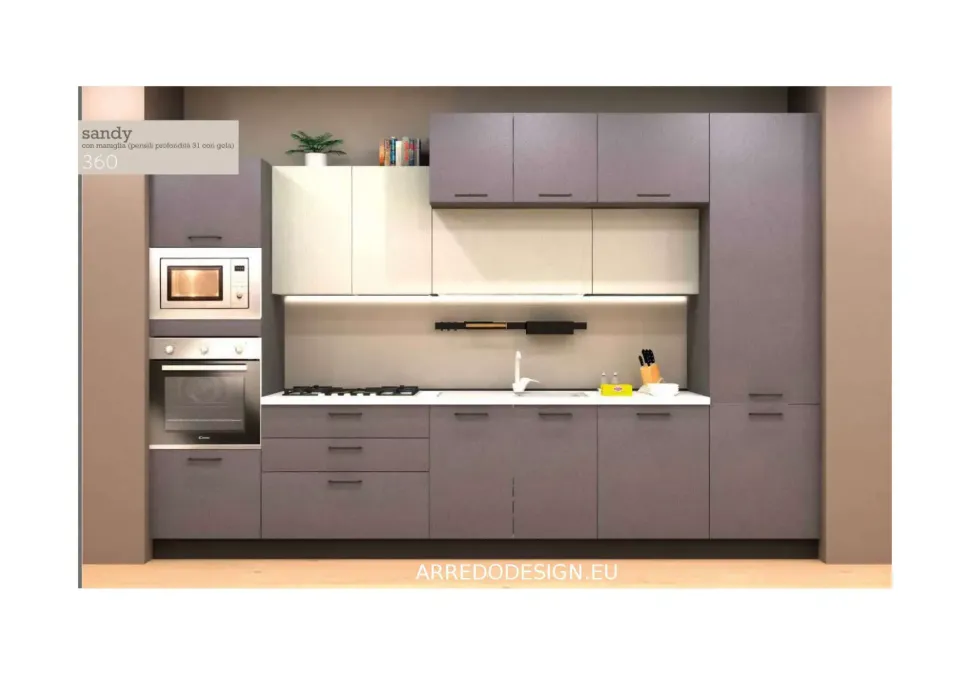 Cucina altri colori moderna lineare Net cucine Sandy a soli 4190 Euro