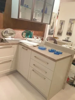 Cucina altri colori moderna ad angolo Dallas Arrex scontata