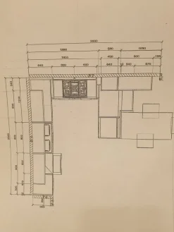 Cucina altri colori moderna ad angolo Dallas Arrex scontata