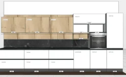 Cucina altri colori moderna lineare Easy pro Collezione esclusiva scontata