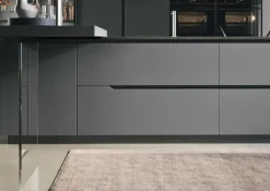 Cucina altri colori moderna con isola Emporio Dibiesse