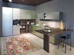Cucina altri colori moderna ad angolo Logica 2.2 l90 Valdesign in offerta