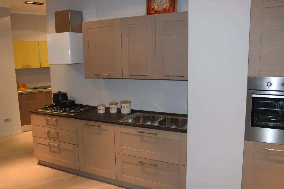 Cucina altri colori moderna lineare Open Scavolini in Offerta Outlet