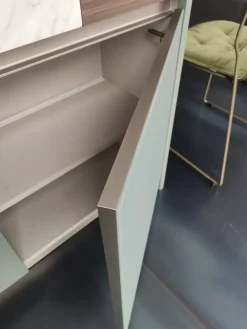 Cucina altri colori moderna con penisola Veneta cucine Start time soft e riflex