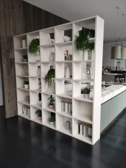 Cucina altri colori moderna con penisola Veneta cucine Start time soft e riflex