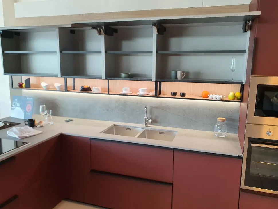 Cucina altri colori moderna ad angolo K1 tratto Arredo3 a soli 9550 Euro