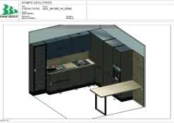 Cucina altri colori moderna ad angolo Tropea dm0683 Imab in Offerta Outlet