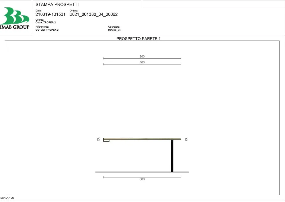 Cucina altri colori moderna ad angolo Tropea dm0683 Imab in Offerta Outlet