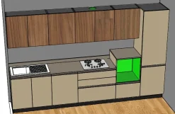 Cucina Anice  lineare Valdesign con un ribasso imperdibile