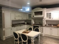 Cucina Anna classica bianca ad angolo Arrex