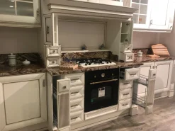 Cucina Anna classica bianca ad angolo Arrex