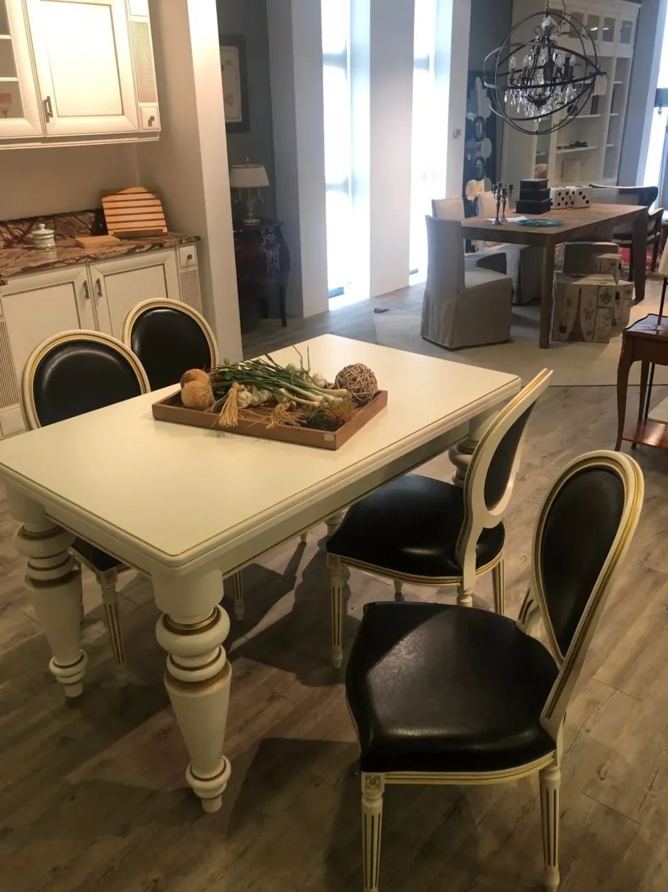 Cucina Anna classica bianca ad angolo Arrex