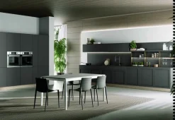 Cucina antracite design Penta / lungomare compo 11 Colombini casa scontata