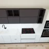 Cucina antracite moderna lineare Line  Astra scontata