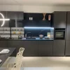 Cucina antracite moderna lineare Libra Scavolini