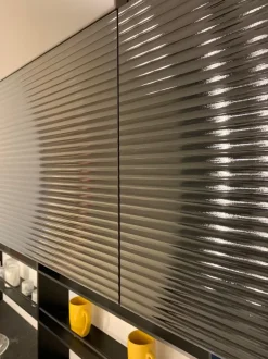 Cucina antracite moderna lineare Libra Scavolini