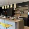 Cucina antracite moderna con isola Aliant Stosa a soli 21800 Euro