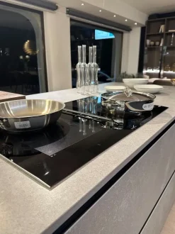 Cucina antracite moderna con isola Aliant Stosa a soli 21800 Euro