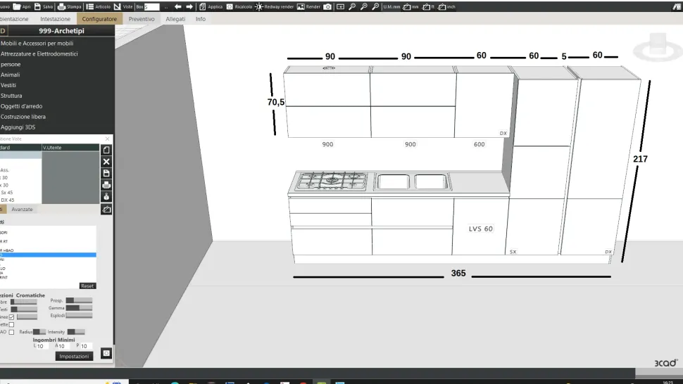 CUCINA Aran Ginevra PREZZO OUTLET scontata 50%