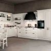 Cucina Arredo3 classica ad angolo bianca in legno Asolo 3