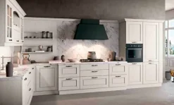 Cucina Arredo3 classica ad angolo bianca in legno Asolo 3