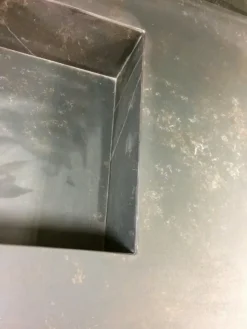 Cucina Arredo3 country lineare grigio in laccato opaco Factory