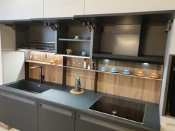 Cucina Arredo3 moderna lineare altri colori in laccata opaco K8 tekna
