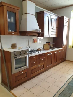 Cucina Arrex classica lineare noce in legno Cucina noce classica lineare nora legno arrex