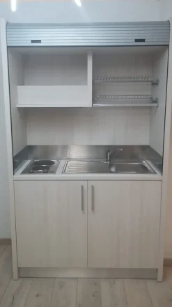 CUCINA Artigianale Cucina monoblocco a scomparsa 102-k PREZZO OUTLET