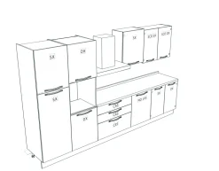 CUCINA Artigianale Greta 10 PREZZO OUTLET