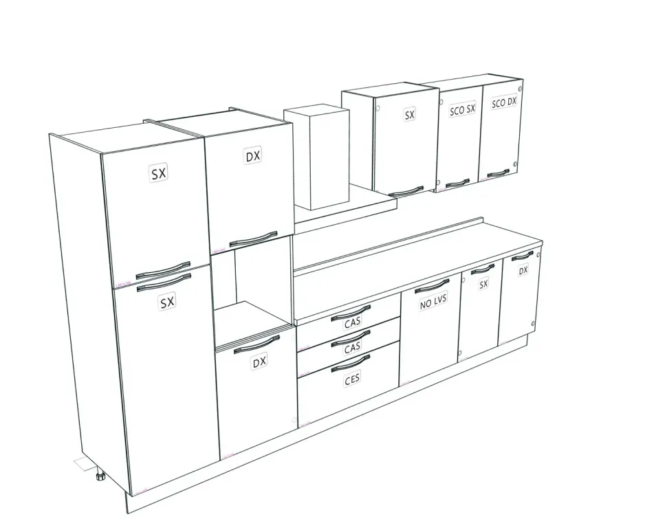 CUCINA Artigianale Greta 10 PREZZO OUTLET