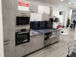 Cucina Artigianale moderna lineare altri colori in melaminico Cucina kira cm 360 h 216