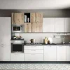 Cucina Artigianale moderna lineare altri colori in laminato materico Modello mart 360
